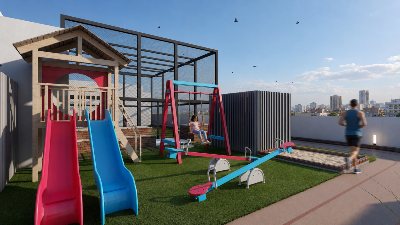 Kids play area at Bayview Avenue